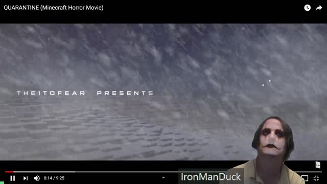 my reaction to quarantine minecraft horror movie