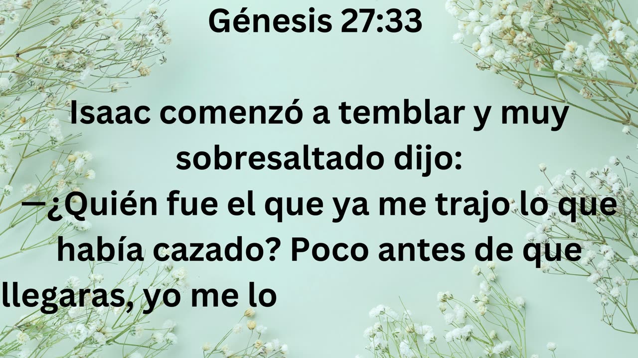 "La Bendición Robada: Jacob y Esaú" Génesis 27:1-46.
