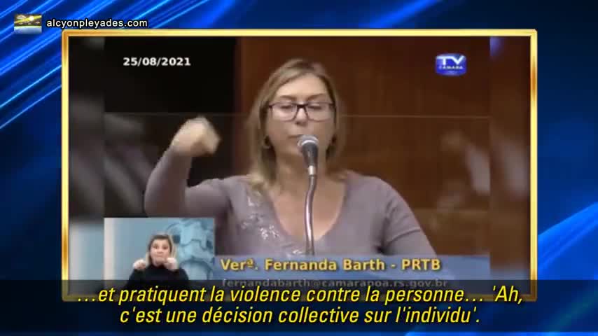 Conseillère Fernanda Barth : Personne ne peut être forcé à se faire inoculer un vaccin expérimental