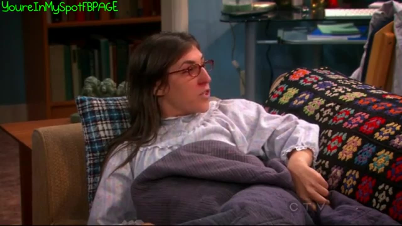 Sheldon Rubs Amy's Chest - The Big Bang Theory