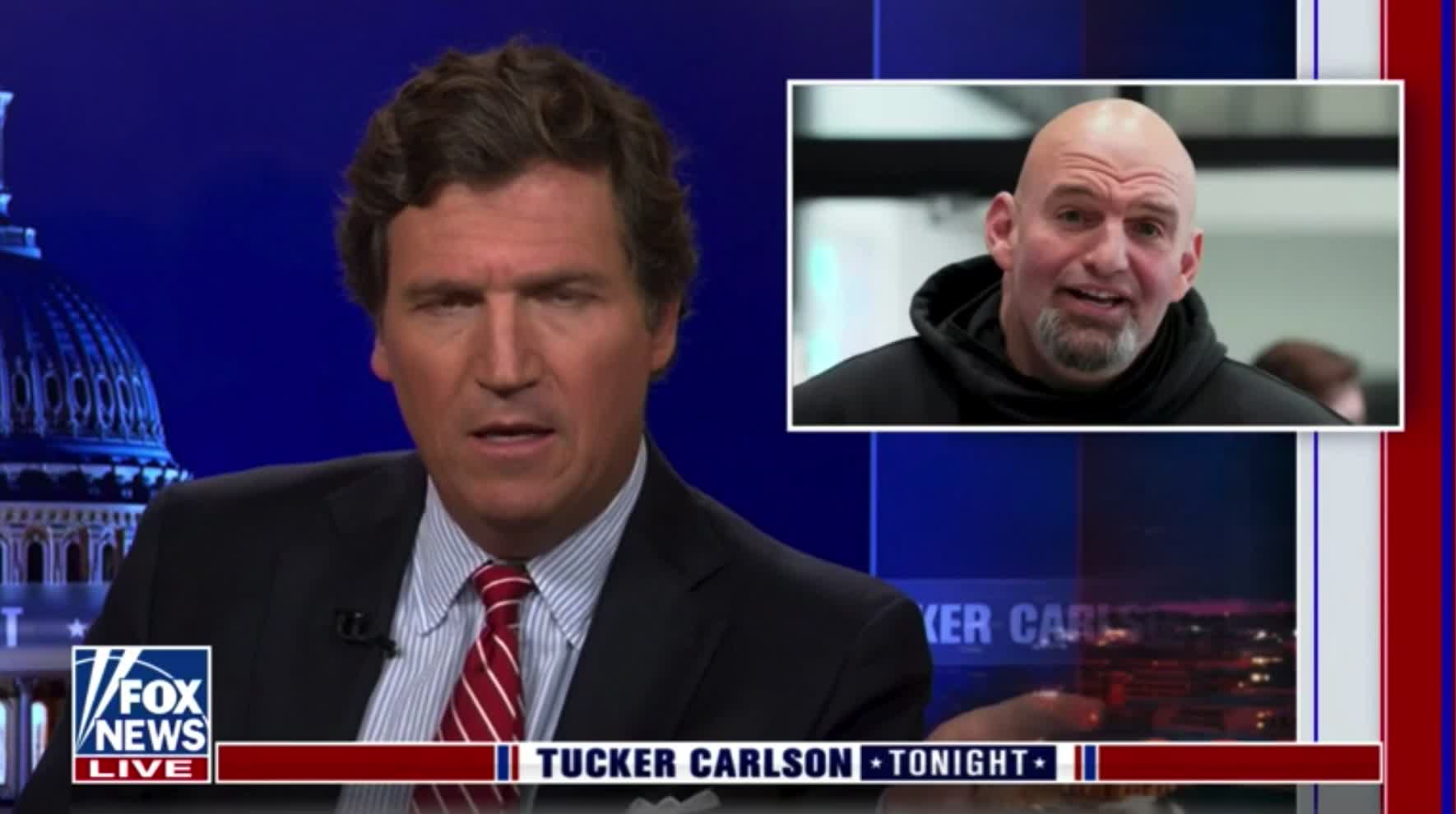Tucker Carlson says that if Democrats can get "an incompetent husk with incredibly stupid and totally provably destructive ideas" like John Fetterman elected, they can do literally anything