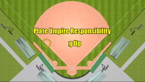 3 Umpires - Runner On 3B - Flyball To Outfield