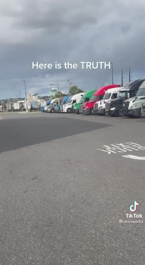 The Truth - Ports & craines aren't operating, plenty of drivers & trucks