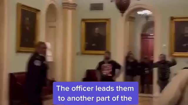 Watch Officer Eugene Goodman trick rioters into following him away from the Senate.