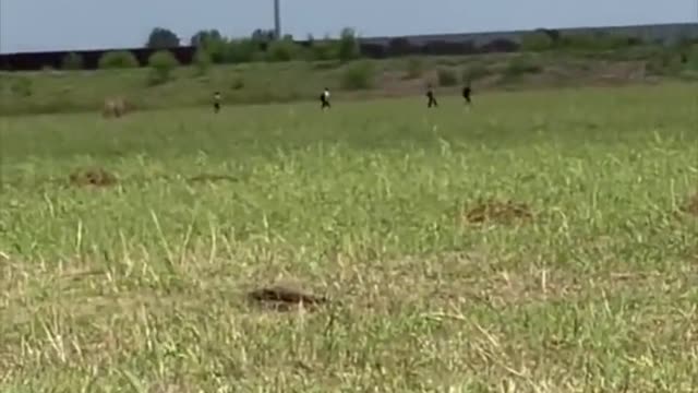 No people aren't just walking across the border, they're running.