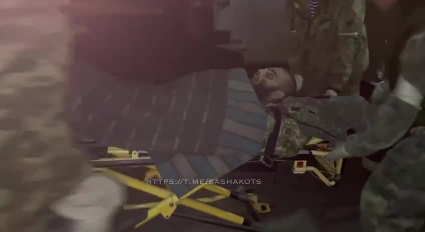 Ukraine War - "Evacuation" of another seriously wounded militant from "Azov"