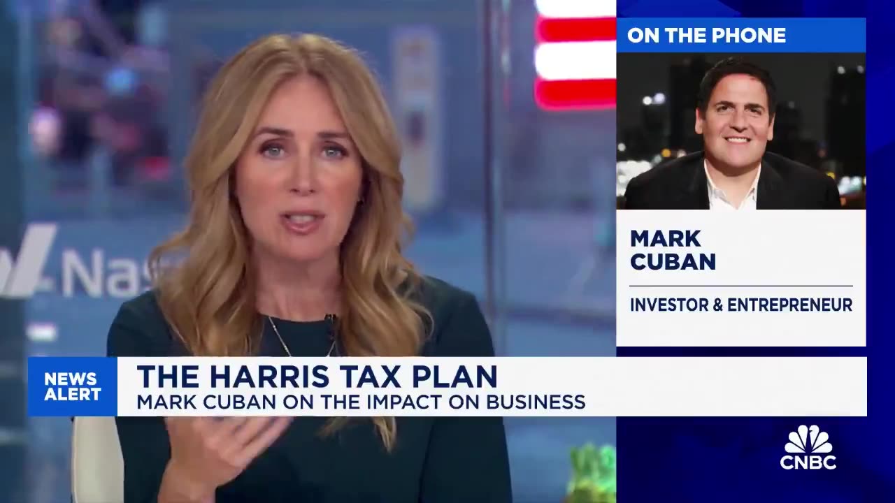 Mark Cuban HUMILIATES himself on-air trying to defend Kamala's insane tax plan