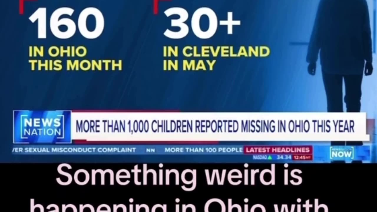 Over 1,000 missing kids in Ohio this year, 160 this month!!