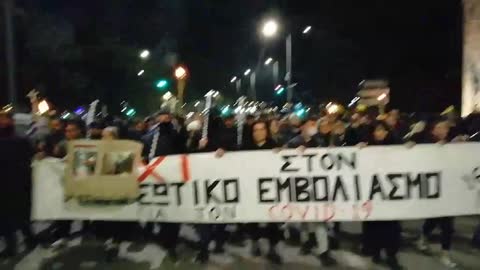 Thessaloniki Greece Protest 05-12-2021 - Part3