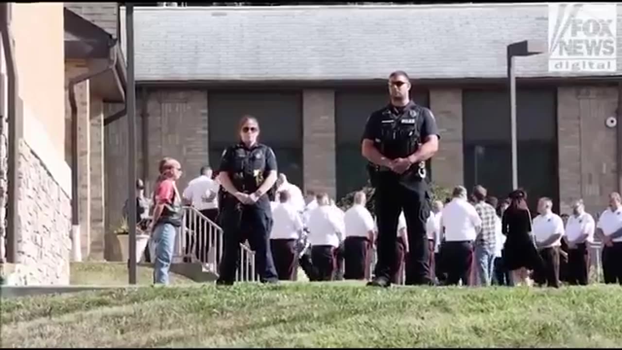 Corey Comperatore’s casket arriving at his funeral