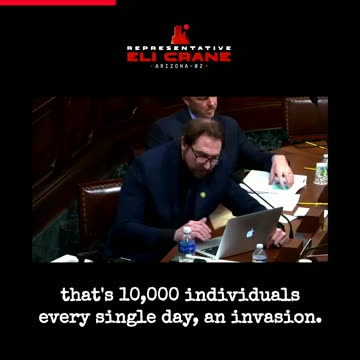 BOOM 💥 Representative Eli Crane. On The Record, The Federal Government Is Committing Treason.