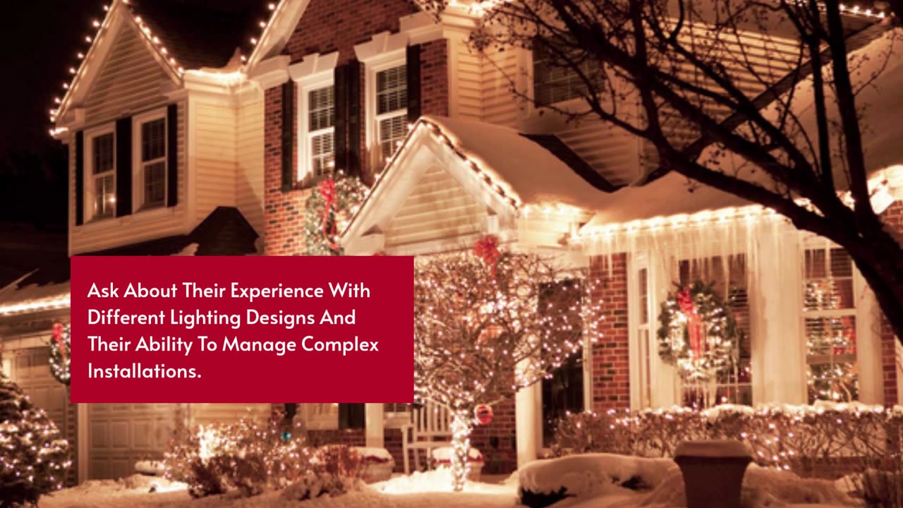 Christmas Light Installation Company