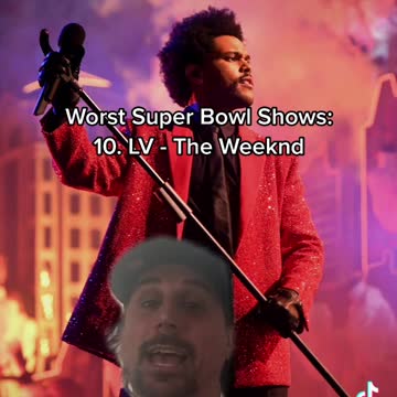 The Weeknd Super Bowl Halftime Show Reaction #shorts