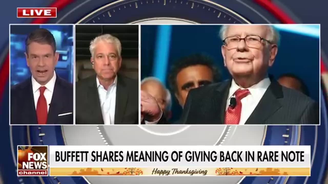 Legendary investor Warren Buffett shares meaning of giving back in rare note