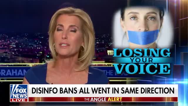 Laura Ingraham: . Dems are trying to hang on to power by shutting down free speech