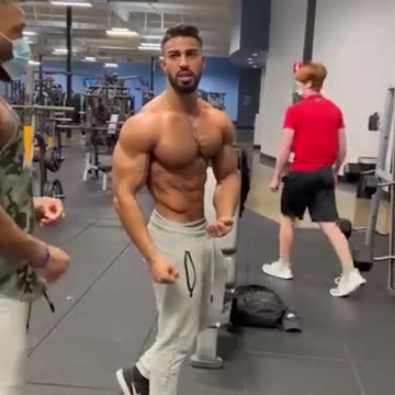 Gym Chad Flexes So Hard He Gets Kicked Out! 💪 🤣 #shorts