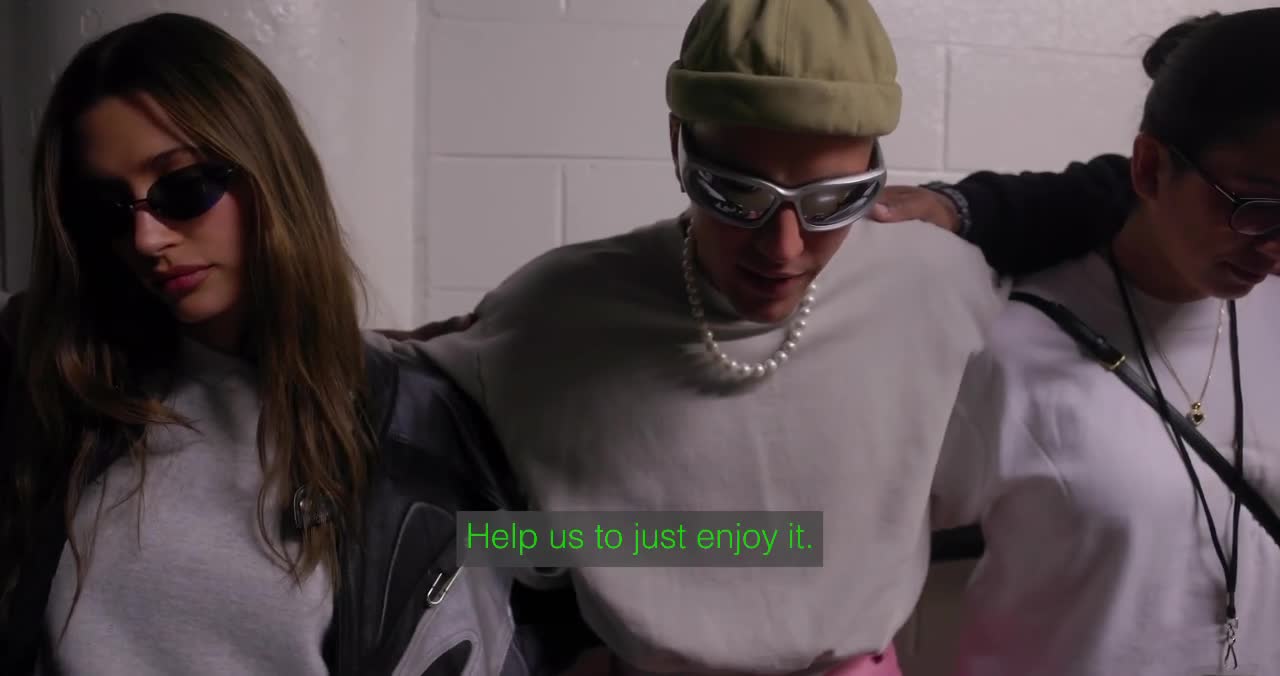 Justin Bieber - Gebet vor dem Auftritt