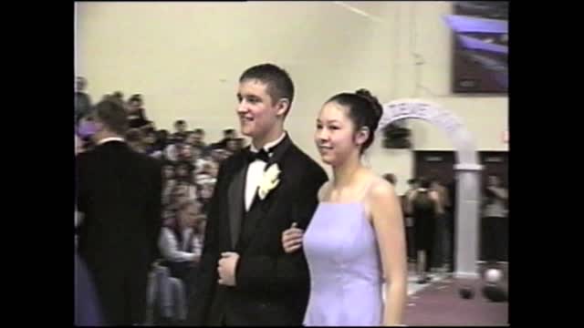 2000-01 WPHS Vids 105 Prom 071 Grand March Couple 44 by Glenn Strader