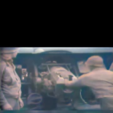 US troops capture and use German 88mm #Colourized footage🇺🇸 🇩🇪 🎥