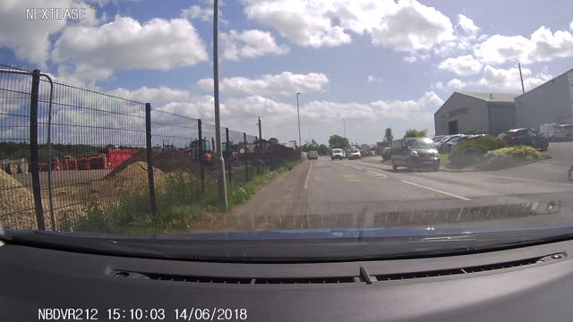 Mini Rolls After Colliding with Turning Car