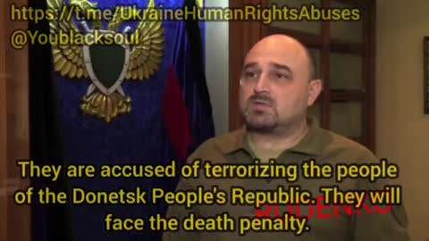 MERCENARIES CAPTURED IN DPR, DONBASS, WILL FACE THE DEATH PENALTY.