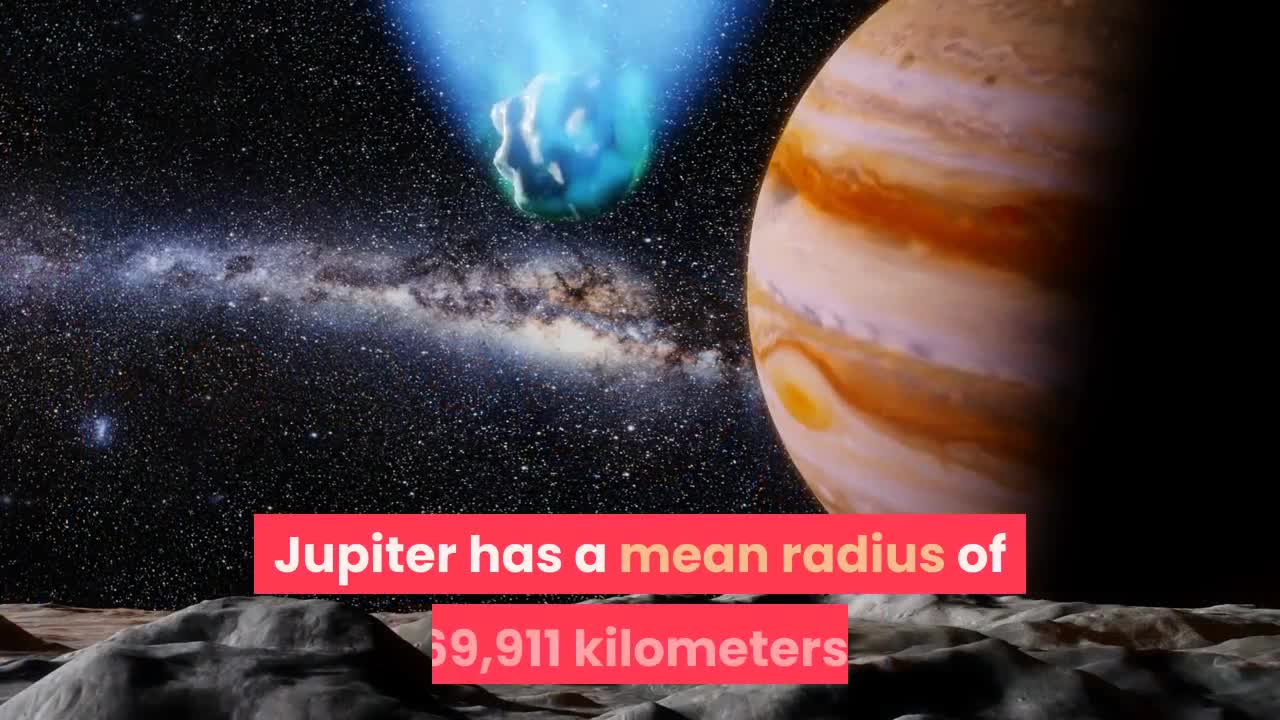 Various facts about the planet Jupiter