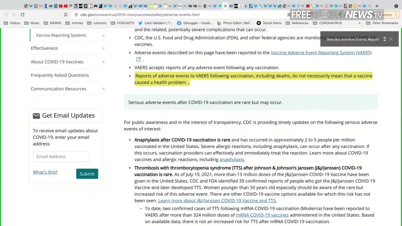 CDC Caught Manipulating Vaccine Death Totals