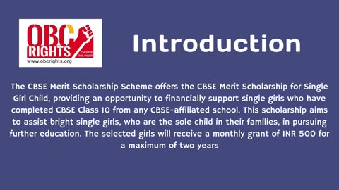 Ways to get the CBSE Merit Scholarship Scheme for girl child