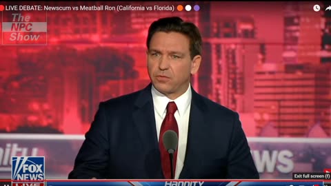 DeSantis v. Newsom Debate (Fox News)