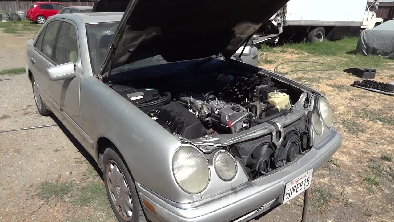 Mercedes 606 Heat-exchanger oil Leek Trick Fix