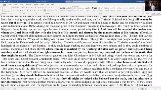 2 Thess. 1-3 If the Lord allows you to understand this your perspective about everything changes!