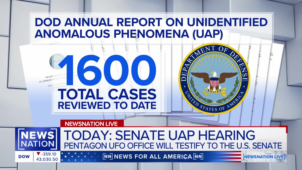 Pentagon UAP office to testify before US Senate