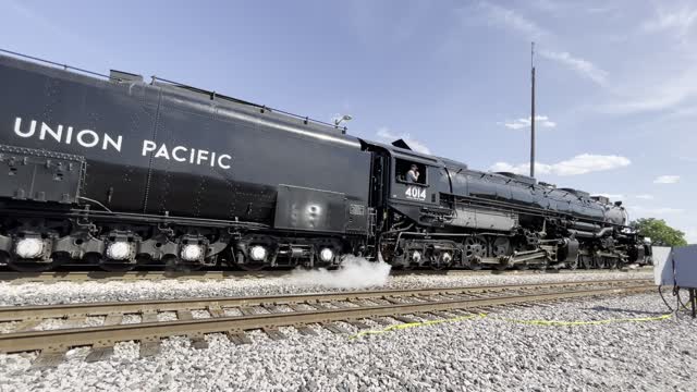 Last run of the Union Pacific high pressure power house, aka 4014 the big boy!