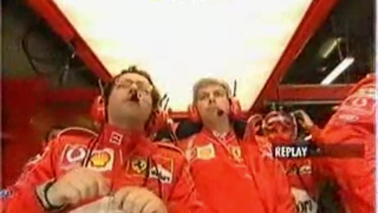 Ralf Schumacher atropela Rubens Barrichello na Largada do GP da Australia de F1 de 2002