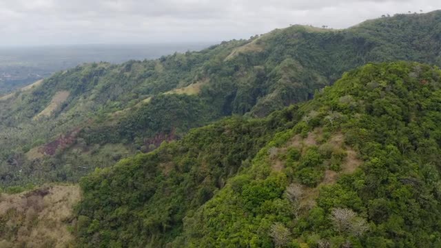 Drone Footage of Green Mountains