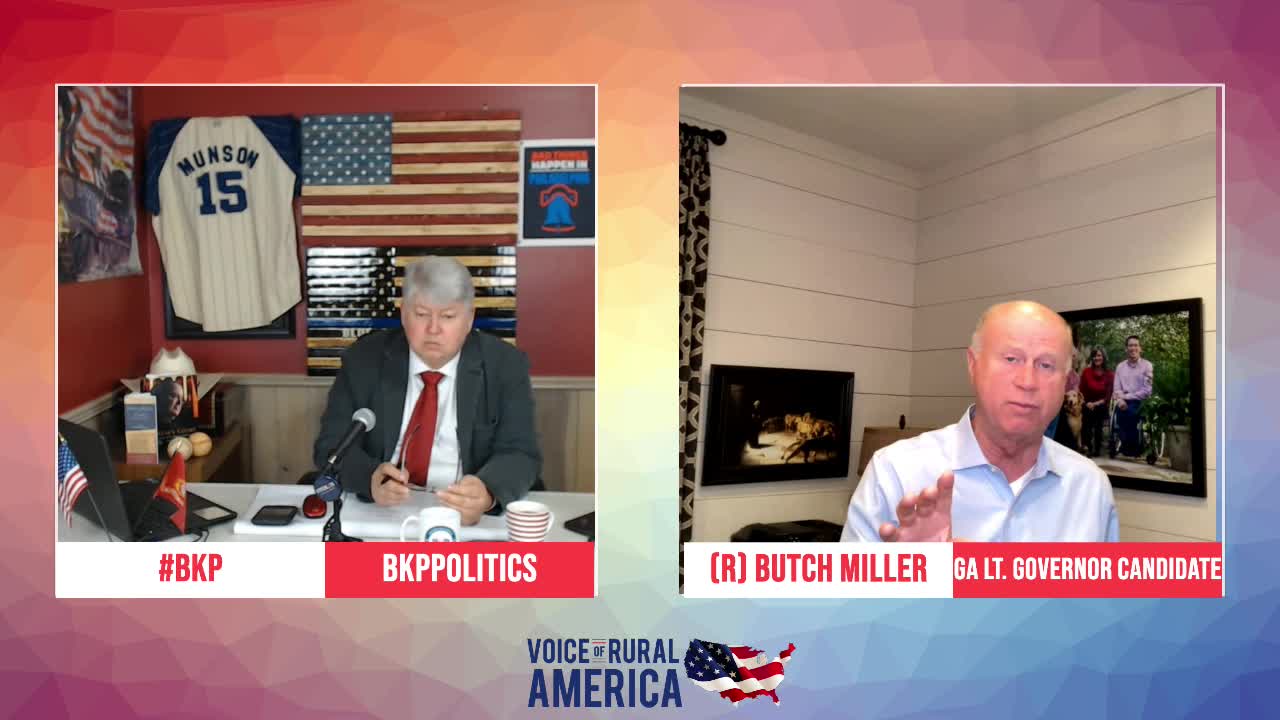 Candidate for Lt. Gov. of GA. Butch Miller joins #BKP Politics