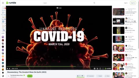 rumble - Ukraine releases covid-19