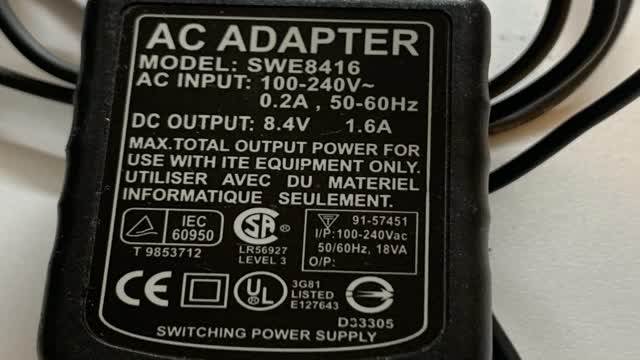 Sony CD 400 Camera Power Supply Adapter Charger Battery info (05-16-2021)