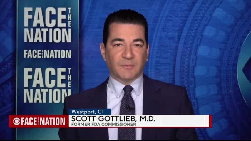 CBS Face the Nation - Dr Scott Gottlieb talks about cloth masks - 1/2/2022