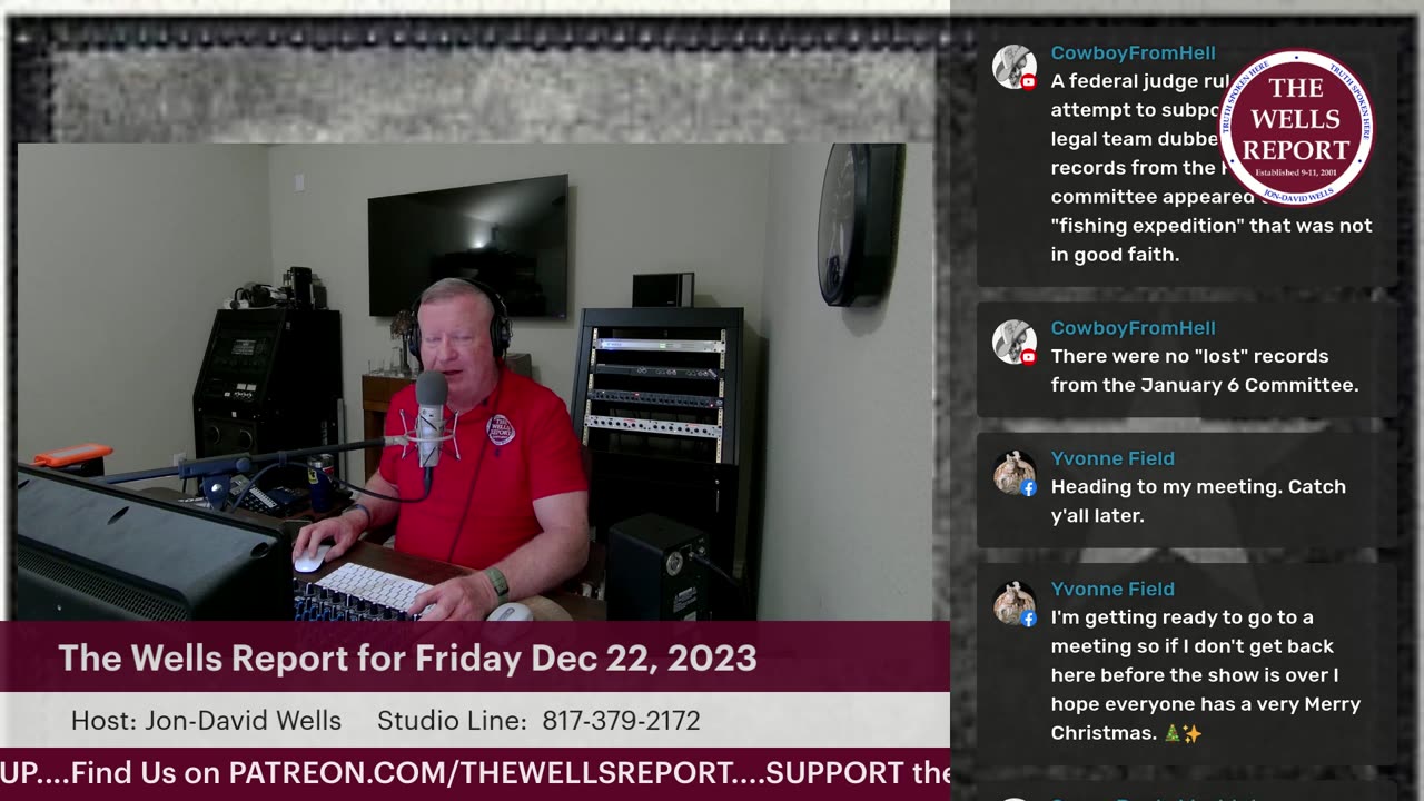 The Wells Report for Friday, December 22, 2023