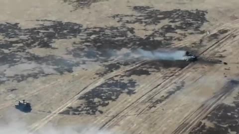 Armored Russian Column Destroyed