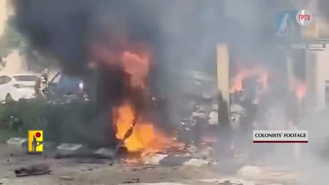 Hizbullah striking the Karmiel Zionist colony in northern occupied Palestine, 14 Oct 2024