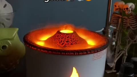 When you realize this humidifier looks like a volcano,