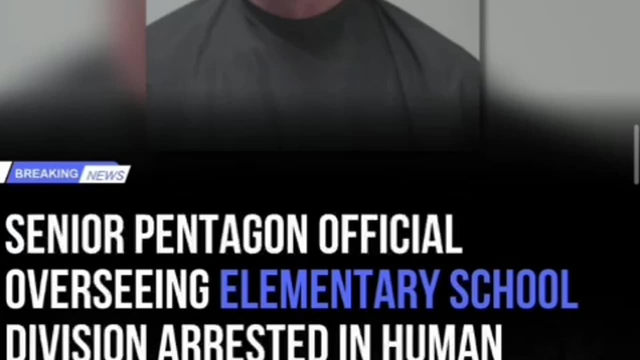 Pentagon Education Official Arrested in Human Trafficking Sting Operation