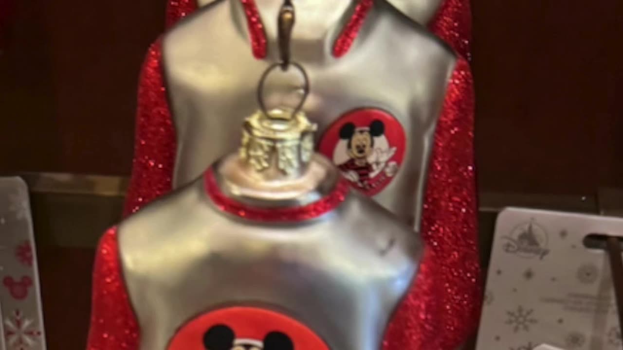 Disney Parks Mickey Mouse Jacket Glass Ornament #shorts