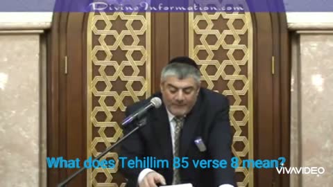 What does Tehillim chapter 85 verse 8 mean?