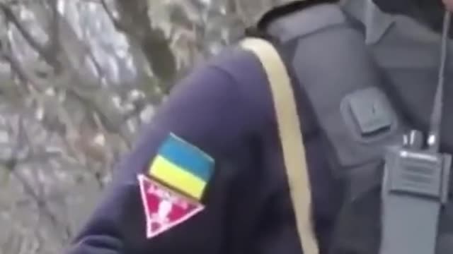 Ukrainian emergency crews destroy unexploded Russian missile