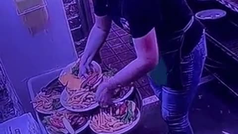 Balancing-food-about-to-be-served-on-a-dirty-trashcan