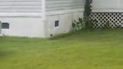 House Held Down by Cars to Prepare for Hurricane Florence