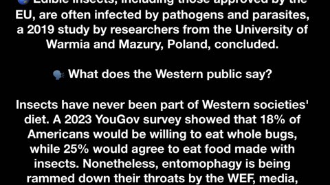 Greed, new form of religion, or compliance test - Why are Britons being forced to eat bugs?